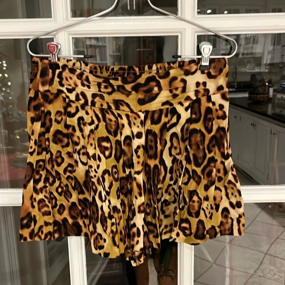 Xhilaration shorts from target leopard print size medium